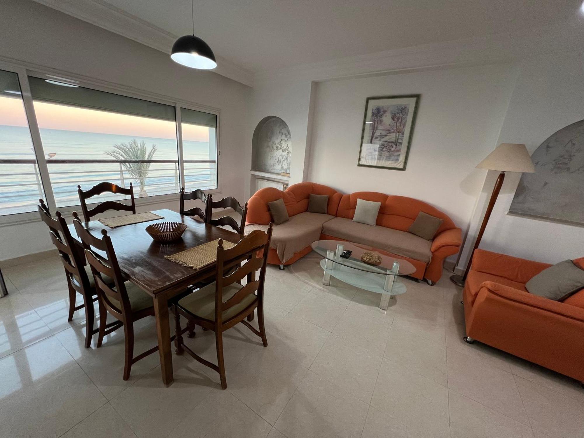 Apartment Mahdia Front Sea Balcony 2 Hiboun